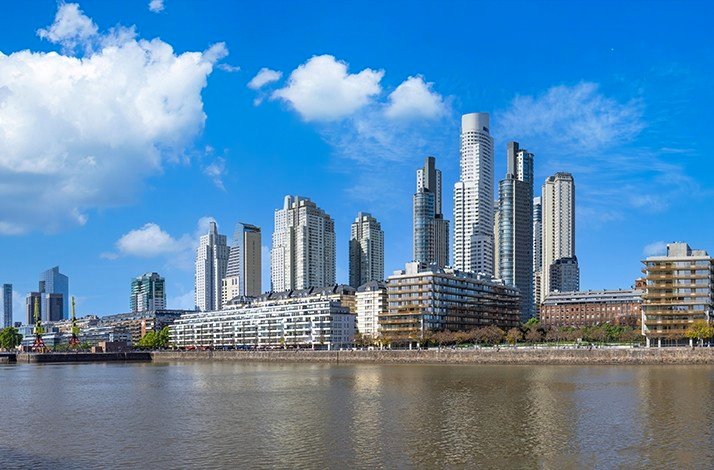 A panoramic view of the Buenos Aires
