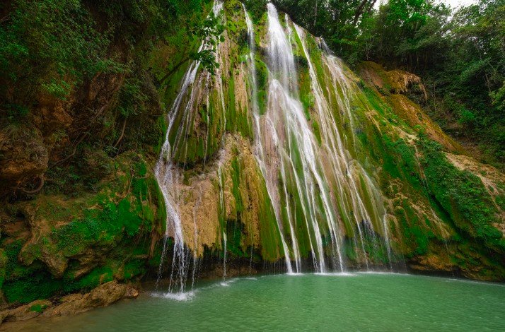 Waterfall in Samaná, Dominican Republic