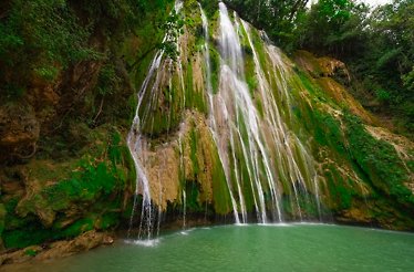 Waterfall in Samaná, Dominican Republic