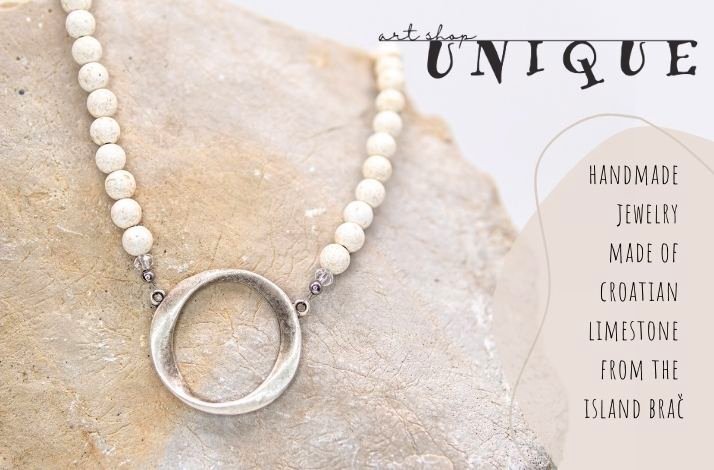 Handcrafted necklace from  Art Shop Unique webshop.