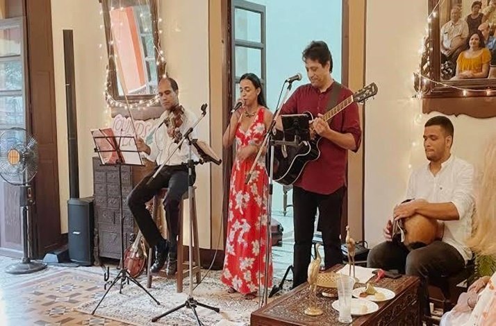 The famed local band Entre Nos, featuring one of India's last fadistas, Nadia Rebello