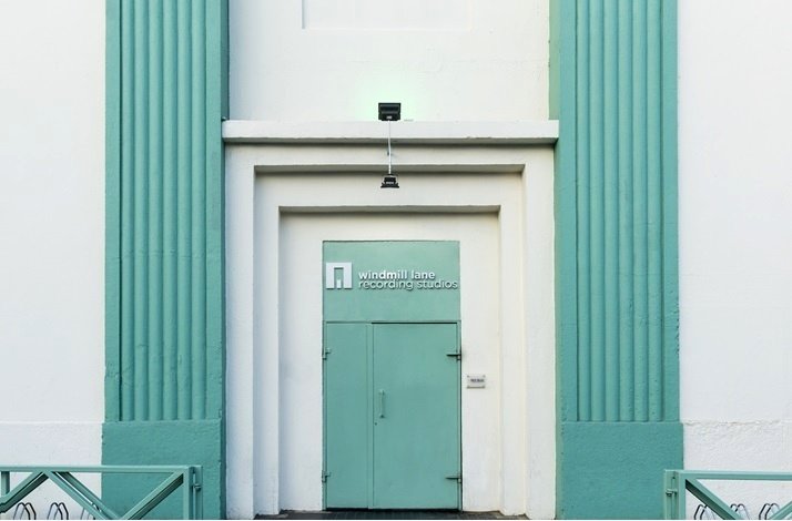 Entrance to Windmill Lane Recording Studios.