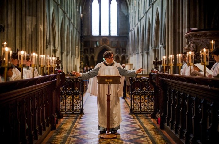 The director of the choir at Saint Patricks Cathedral