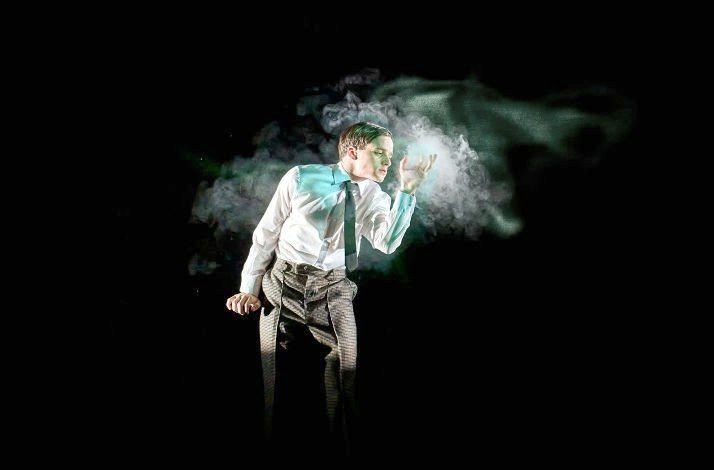 Photo from a live stage performance of Stranger Things: The First Shadow.