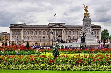 Buckingham Palace view a historic royal residence in London, England