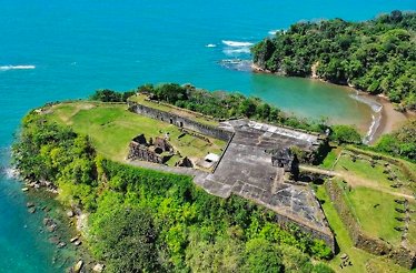 Bird's-eye view of Fort San Lorenzo,