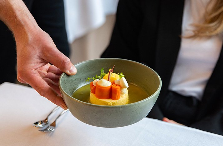 One of the dishes served at Carelshaven