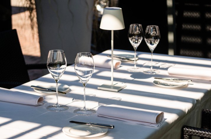 A table set at Ristorante TreQuarti in Grancona