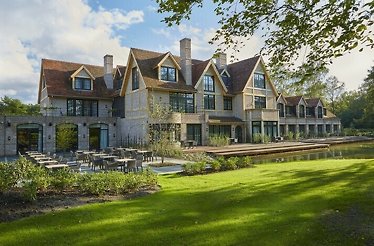 The Duke Suites in the sun lights.