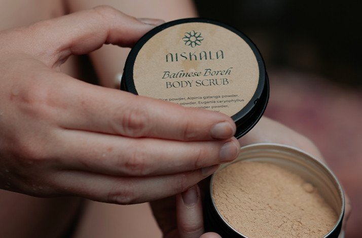 Balinese boreh body scrub