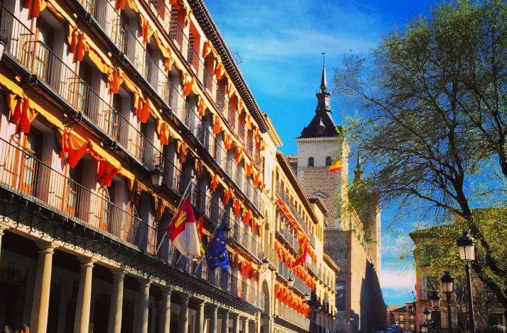 A view of the Zocodover square.