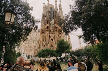 The Basílica i Temple Expiatori de la Sagrada Família is a church under construction in the Eixample district of Barcelona, Catalonia, Spain.