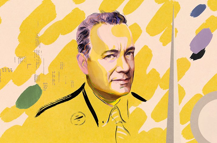 Witness Tom Hanks and Kelli O'Hara perform live on stage: In New York, New York The promotional banner of the experience.