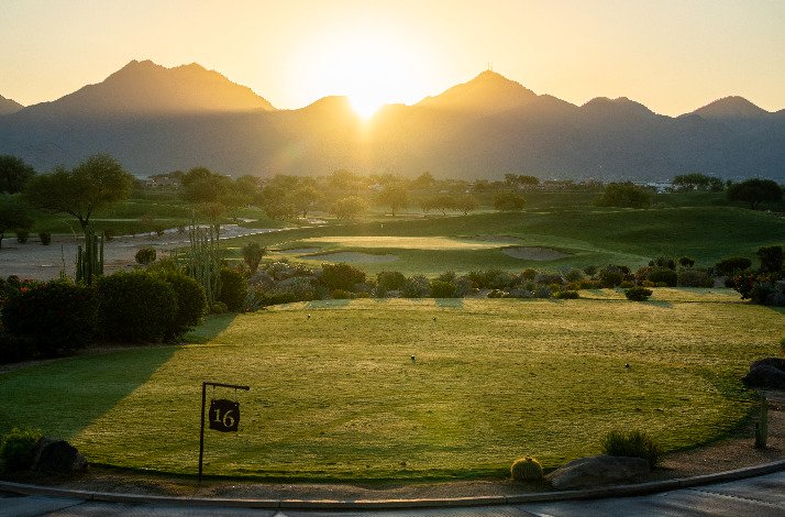 TPC Scottsdale, a 36-hole golf complex in the southwestern United States, located in Scottsdale.