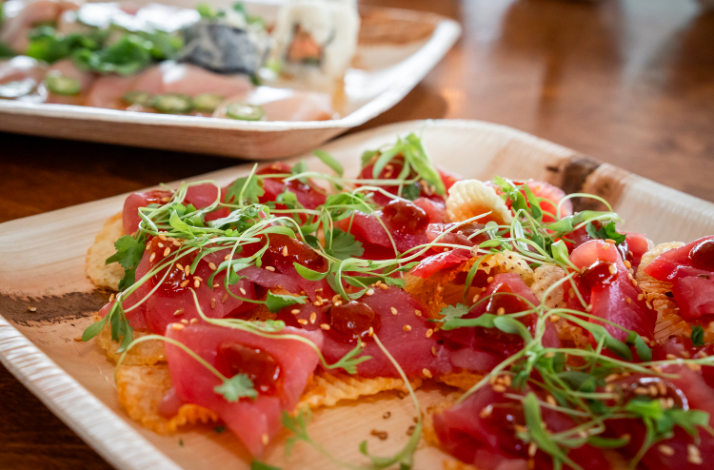 A curated Nobu Signature Cuisine served at the Up in the Sky Festival.