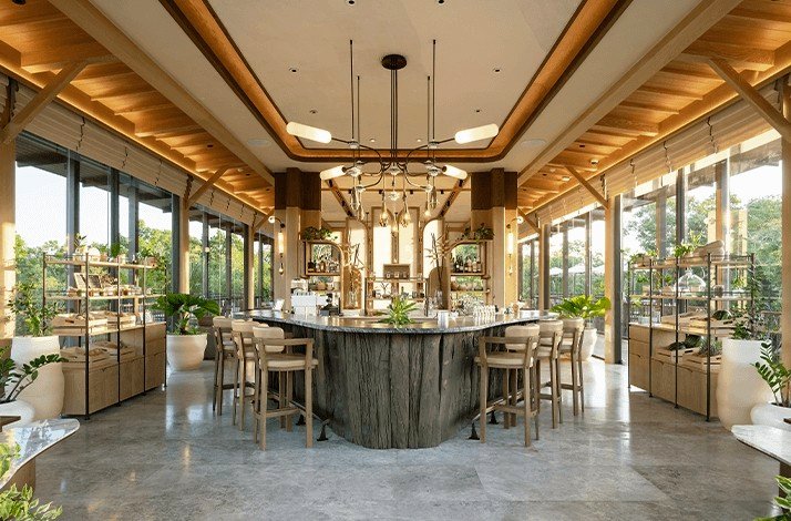 Jampa Restaurant interior.