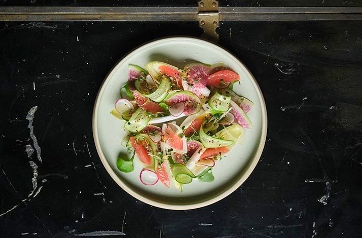 A delicious salad made from fresh ingredients at Casa Lavanda.