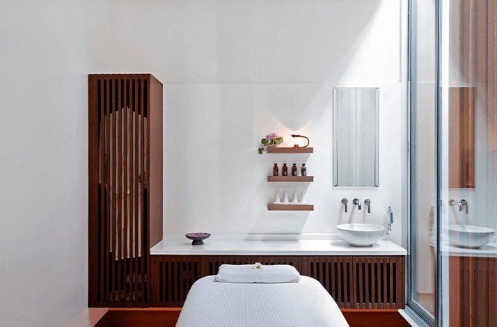 The interior of the COMO Shambhala Metropolitan Bangkok