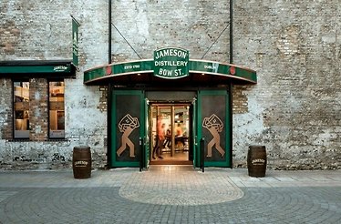 Entrance of Jameson Distillery at Bow Street, Dublin