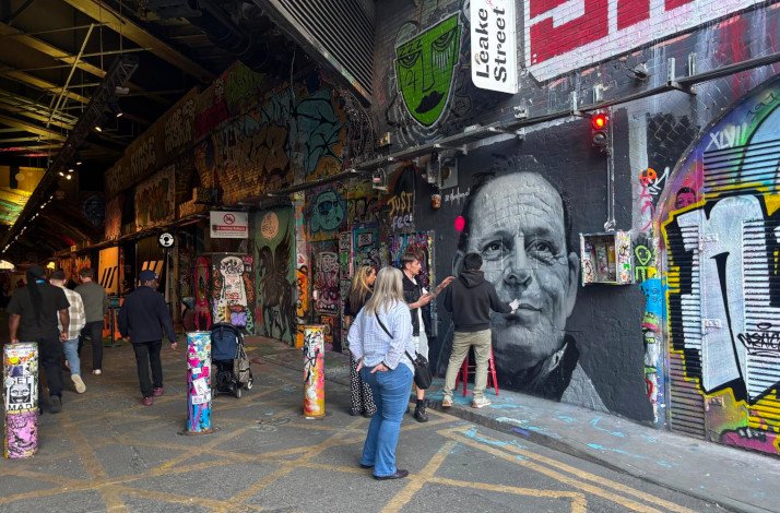 The street art of London.