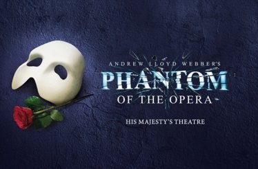 Promotional poster for Andrew Lloyd Webber's Phantom of the Opera