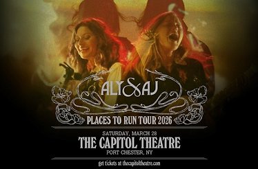 Promotional banner for ALY & AJ - Places to Run Tour 2026.