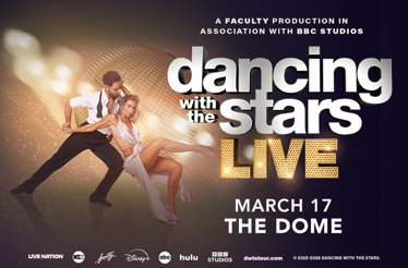 Promotional banner for Dancing With The Stars: Live! - 2026 Tour
