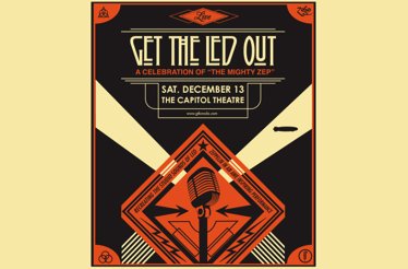 Promotional banner for Get The Led Out.