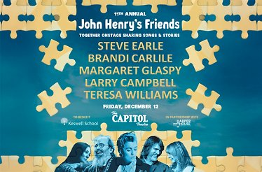Promotional banner for John Henry's Friends.