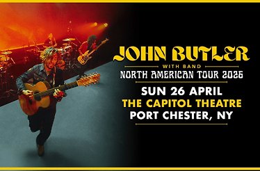 Promotional banner for An Evening with John Butler with Band.