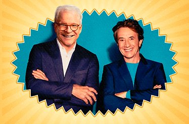 Promotional banner for The Best of Steve Martin & Martin Short.