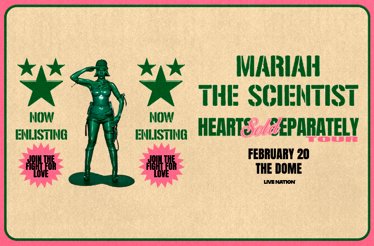 Promotional banner for music artist Mariah The Scientist.