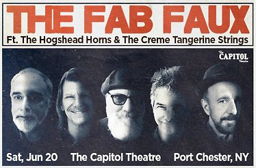 Promotional banner for The Fab Faux.