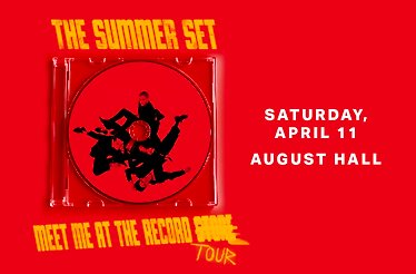Promotional banner for The Summer Set.