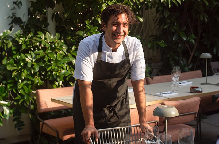Promotional photo of Turkish chef Cenk Debensason.