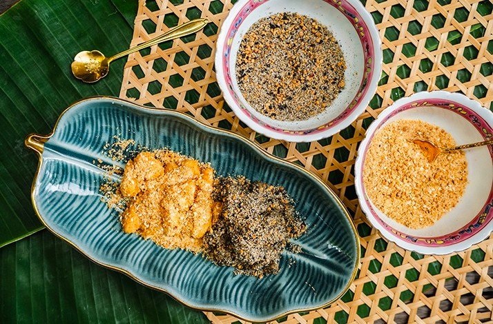 Menu showcasing exquisite local flavours