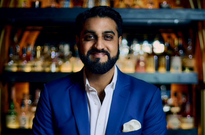 Pantja - Bar mixologist in a suit.