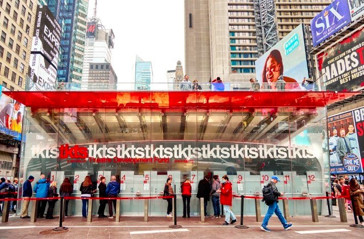 TKTS Times Square is the leading seller of tickets for a number of Broadway's biggest & best-known theater shows.
