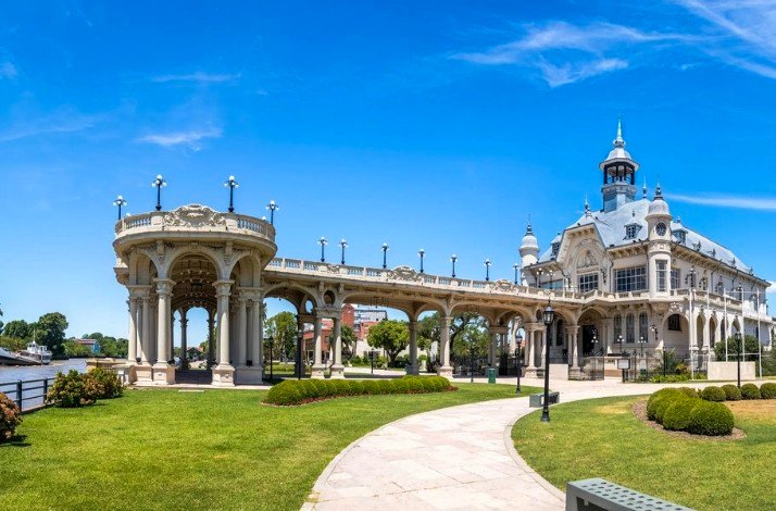 Building of the Tigre Art Museum in Tigre, near Buenos Aires, Argentina.