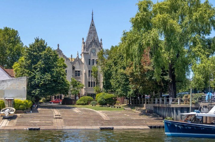 Building of the Buenos Aires Rowing Club, in Tigre, Argentina.