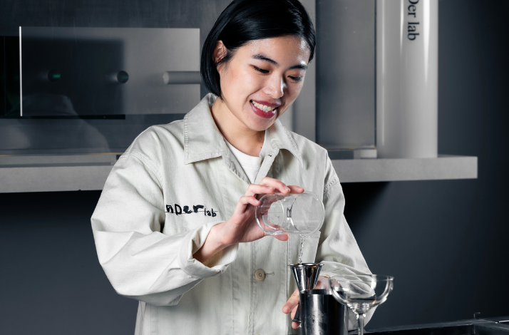 Pei also known as Xiao Lu or Liu Kuan-lin, a champion bartender and the creative force behind unDer lab.