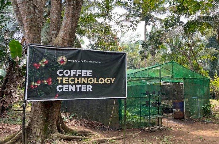 Poster of Сoffee technology center in Amadeo, Cavite.