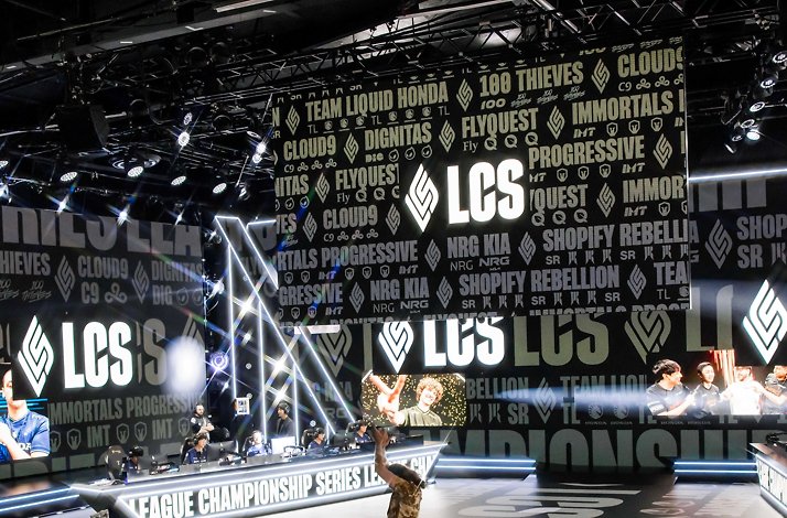 League of Legends (LoL) League Championship Series Spring Split game.