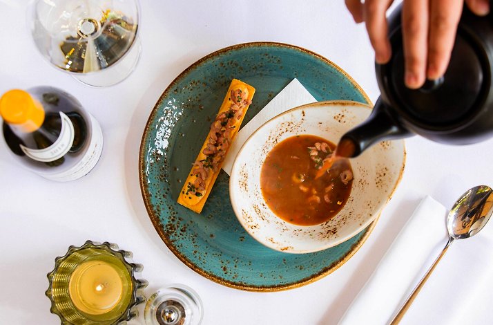 Lunch served at Hotel Parkzicht in Eindhoven.