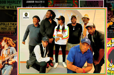 Promotional poster for The Legendary Wailers ft. Junior Marvin.
