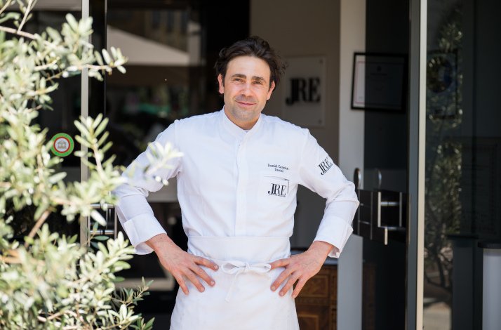Chef Daniel Canzian in uniform.