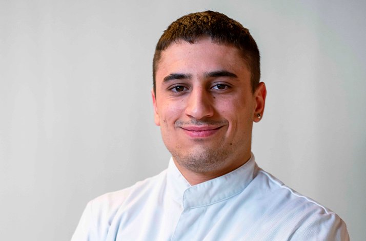 Portrait photo of a chef from Due Spade Italian restaurant
