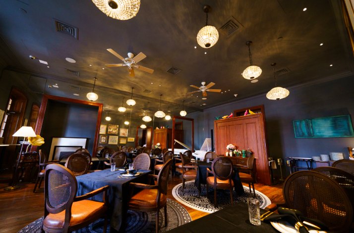 The interior of LUMA restaurant.