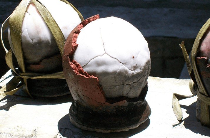 Finished Asin Tibuok salt encased in its signature baked clay mold