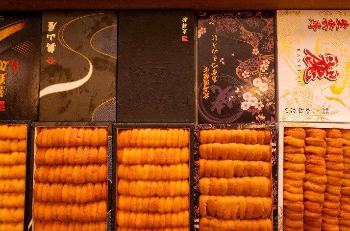 A dish served at the Michelin-starred Shota Omakase.